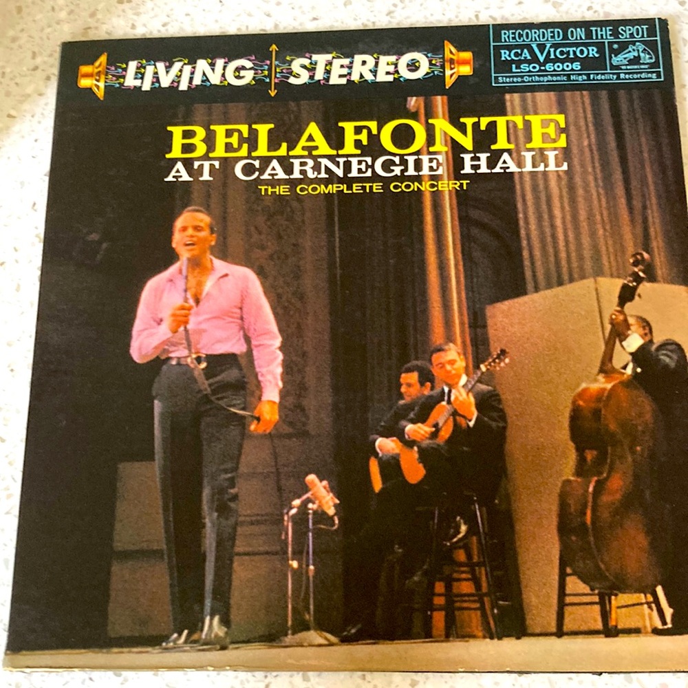 Vintage Vinyl “Harry Belafonte at Carnegie Hall”